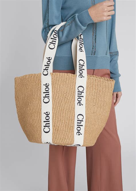 chloe large basket bag|chloe tote bag large.